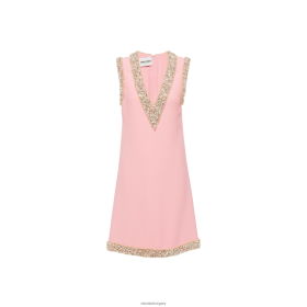 Miu Miu ujjatlan Cady mini-ruha szirom rózsaszínű - Miu Miu Hungary 826B06446
