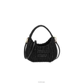 Miu Miu vándoroljon a fonott kézitáska fekete - Miu Miu Magyarország 826B0623